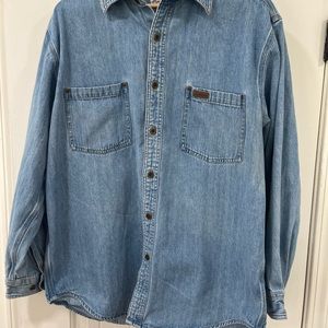 2008 Carharrt Denim Button Down, size large